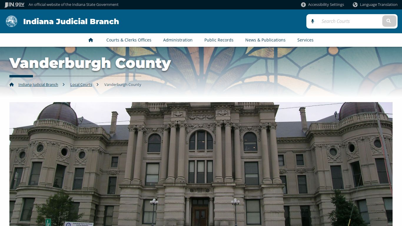 Vanderburgh County - Courts